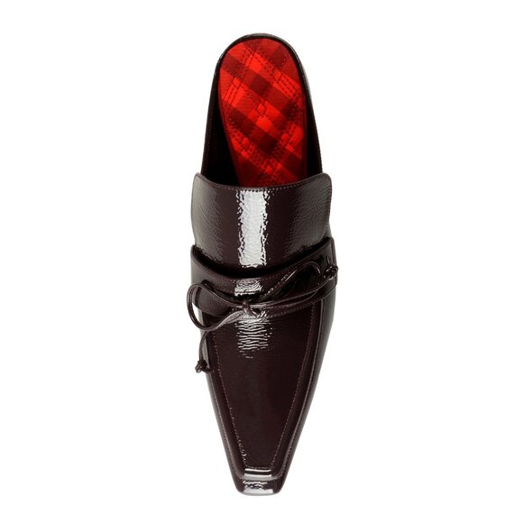 Burberry Women's "Storm Mule" Leather Heeled Mules Sandals Shoes US 8 EUR 38 - Picture 7 of 8